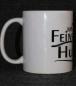 Preview: Weiße Tasse mit Spruch "manchmal hilft nur noch Feinstaub und Hubraum"