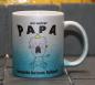 Preview: Weiße Tasse mit Spruch  "EIN WAHRER PAPA BRAUCHT KEIN SCHLAF"