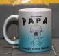 Preview: Weiße Tasse mit Spruch "EIN WAHRER PAPA BRAUCHT KEIN SCHLAF"