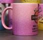 Preview: Weiße Tasse mit Spruch "ACHTUNG ZICKENZONE"