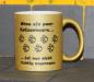 Preview: Weiße Tasse mit Spruch  "OHNE EIN PAAR KATZENHAARE"