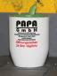Preview: Weiße Tasse mit Spruch "PAPA GmbH"