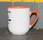 Preview: Weiße Tasse mit Spruch "MORGENMUFFEL; NOCH NICHT ANSPRECHEN"