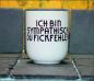 Preview: Weiße Tasse mit Spruch "ICH BIN SYMPATISCH DU FICKFEHLER"