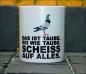 Preview: Weiße Tasse mit Spruch Yoda  "MIR NED UFF DA SACK GANGA DU MIA SOLSCHT"