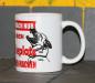 Preview: Weiße Tasse mit Spruch "ICH MÖCHTE NUR KAFFEE UND AUF´N HUNDEPLATZ"