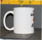 Preview: Weiße Tasse mit Spruch "BIN AM GRILLEN, KEINE TIPPS!, BIER BRINGEN!, ABFLUG"