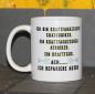 Preview: Weiße Tasse mit Spruch "ICH REPARIERE AUTOS"