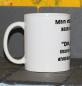 Preview: Weiße Tasse mit Spruch "MEIN INDIANISCHER NAME BEDEUTET"