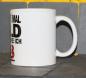 Preview: Weiße Tasse mit Spruch "FRÜHER HATTE ICH GELD, JETZT FAHRE ICH V8"