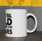 Preview: Weiße Tasse mit Spruch Weiße Tasse mit Spruch "ICH HATTE MAL GELD, JETZ FAHRE ICH US CARS"
