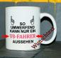 Preview: Weiße Tasse mit Spruch "SO UMWERFEND KAN NUR EIN ................ AUSSEHEN"