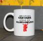 Preview: Weiße Tasse mit Spruch "BEVOR ICH GENDERE LEHRNE ICH KLINGONISCH"