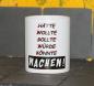 Preview: Weiße Tasse mit Spruch "HÄTTE WOLLTE SOLLTE WÜRDE KONNTE "MACHEN""