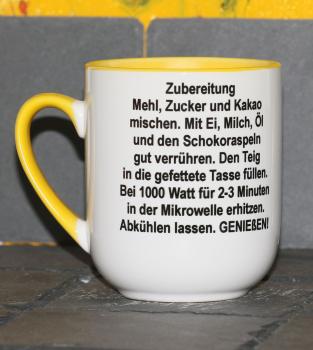 Weiße Tasse mit Spruch "ICH WERDE NICHT ÄLTER, ICH WERDE BESSER"