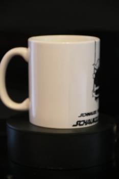 Weiße Tasse mit Spruch YODA "SCHNAUZE VOLL ICH HAB, SCHAUKELN ICH GEH"
