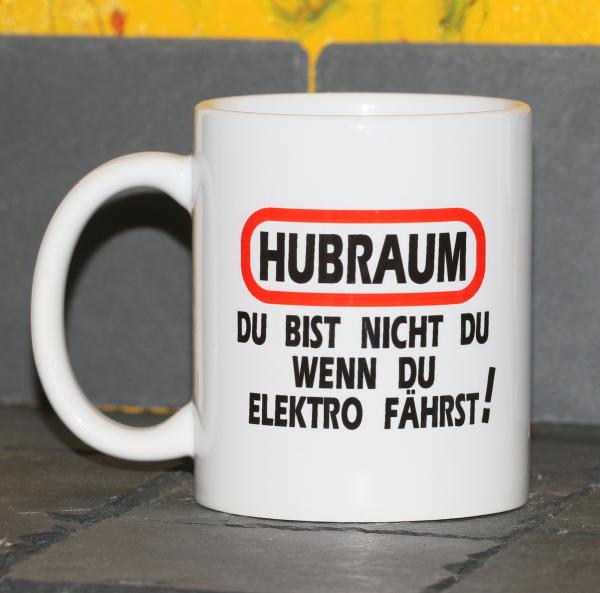 Weiße Tasse mit Spruch MIR NED UFF DA SACK GANGA DU SOLLSCHT