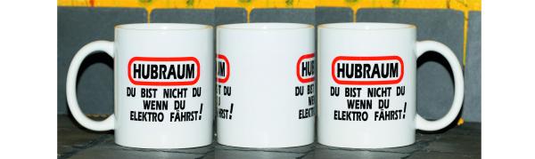 Weiße Tasse mit Spruch MIR NED UFF DA SACK GANGA DU SOLLSCHT