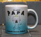 Weiße Tasse mit Spruch  