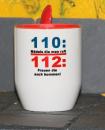 Weiße Tasse mit Spruch Weiße Tasse mit Spruch 