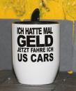 Weiße Tasse mit Spruch 